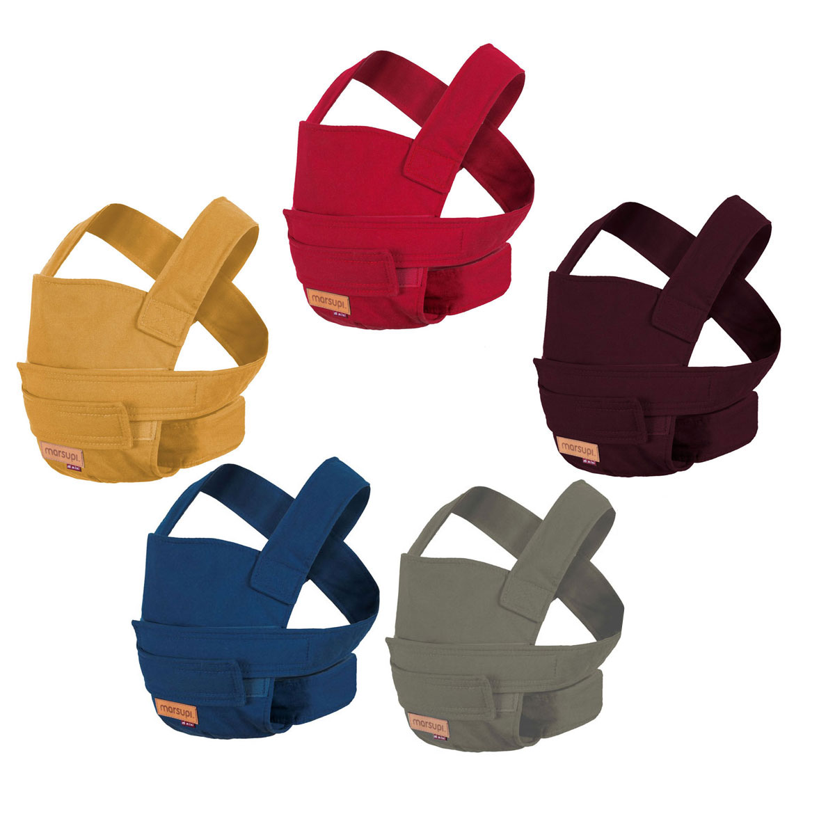 alle mini Marsupi Farben